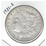1921-S Morgan Silver Dollar 1921-S Morgan Silver Dollar