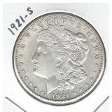 1921-S Morgan Silver Dollar