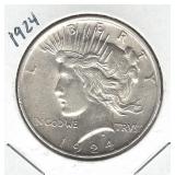 1924 Peace Silver Dollar 1924 Peace Silver Dollar