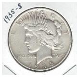 1935-S Peace Silver Dollar 1935-S Peace Silver Dollar