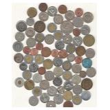 Bag of 76 Misc. Coins and Tokens - U.S. and Bag of 76 Misc. Coins and Tokens - U.S. and