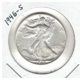 1946-S Walking Liberty Silver Half Dollar