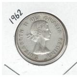 1962 Canadian Silver Half Dollar