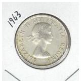 1963 Canadian Silver Half Dollar