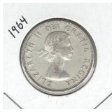 1964 Canadian Silver Half Dollar