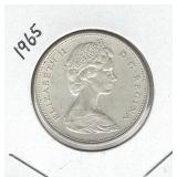 1965 Canadian Silver Half Dollar