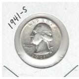 1941-S Washington Silver Quarter