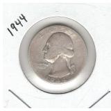 1944 Washington Silver Quarter