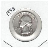 1948 Washington Silver Quarter