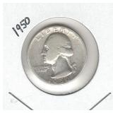 1950 Washington Silver Quarter