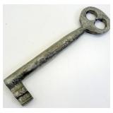 Huge Old Pewter Key