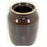 * One Gallon Stoneware Jar - No Chips or Cracks