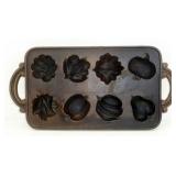 * John Wright Cast Iron Muffin Pan - Made in