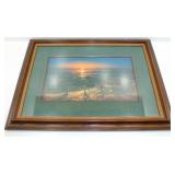 * Terry Redlin "Best Friends" - 1989, Framed & * Terry Redlin "Best Friends" - 1989, Framed &