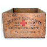 * DuPont Explosives Red Cross Extra Dynamite 40% * DuPont Explosives Red Cross Extra Dynamite 40%