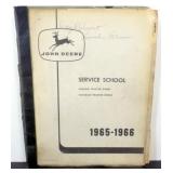 John Deere Service School Manual - 1965, Has Been