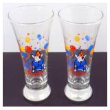 Two Bud Light Spuds Glasses - Nice Two Bud Light Spuds Glasses - Nice