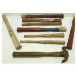 * Lot of Hammer Handles and Hammer * Lot of Hammer Handles and Hammer