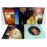 5 Elvis Presley Record Albums LP