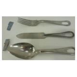 US Army Utensil Set w/ 2 Can Openers