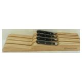 * 4 New Wusthof Steak Knives with Holder