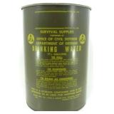 * Vintage Civil Defense Water Barrel