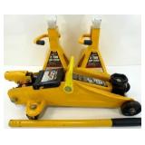 * Pump Floor Jack with 2 Stands