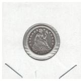 1853 Seated Liberty Silver Dime