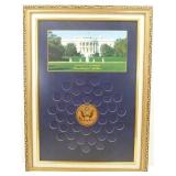 Presidential Dollar Holder Frame