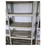 Plastic Shelf measures 24'ï¿½36' 72'h look at