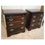 Pair Kincaid Bedside stands look at pictures for