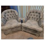 Ethan Allen Traditional Classics tufted back Club