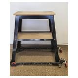 Ctaftsman work table on a caster frame look at