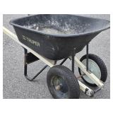 Truper Wheelbarrow  one wheel is different look