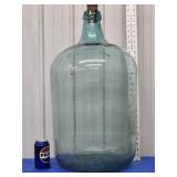 Large Antique Blown Glass Water Bottle,