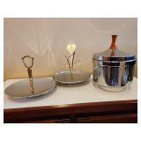 Kromex MCM - Two one handle snack servers and I