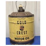 Gold Crest Highly Refined Motor Oil,  5 gallon ,
