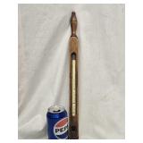 Antique Thermometer with wood casing for cooking