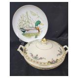 Heinrich & Co. Selb Bavaria cover dish and Ned