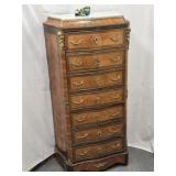 Secretaire Abattant , NarrowMarble top Fall F