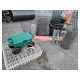 Gardeners Delight: wire fencing,  plastic