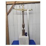 Antique Brass Balance Beam Scale circa 1890,
