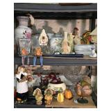 Glass , China , Thanksgiving - Tufkey Candy dish