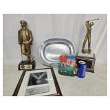 4 Golf Trophys include 2010 "Super Senior Silver