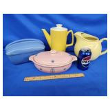 Hall cover casserole,  round casserole,  ceramic