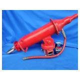 Vintage amusement park water cannon.   On swivel