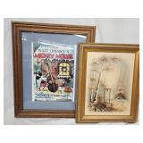 Walt Disney Mickey Good deed" and oil on canvas