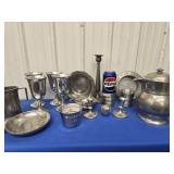 17 pc's Pewter Woodbury Pewter Henry Ford Museum