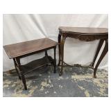 2 Deco Era Tables / Stands ,  French Hall Table