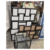 Mirror,  Cube Dsplay case  and 3 Multi-photograph